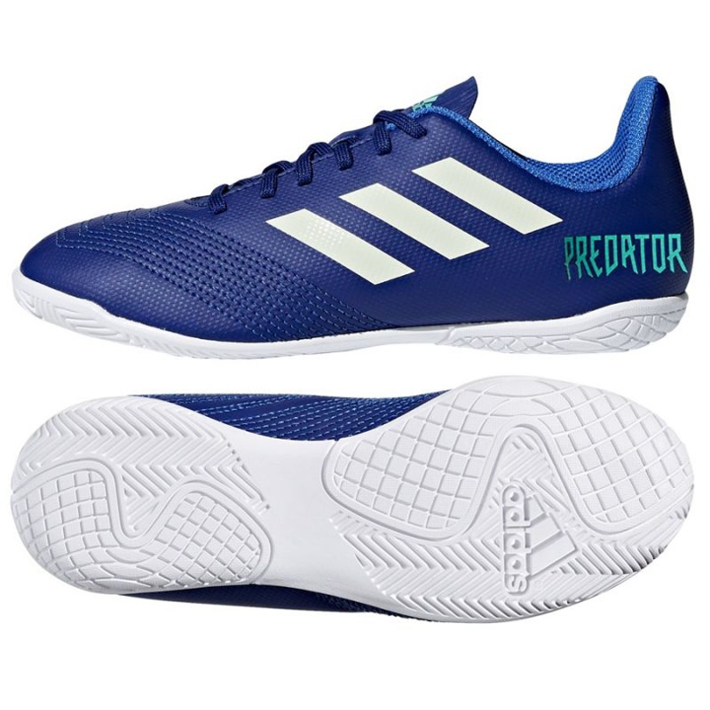Zapatos de interior adidas Predator Tango 18.4 In Jr CP9104 azul azul Zapatos de interior adidas Predator Tango 18.4 In Jr CP9104 azul azul