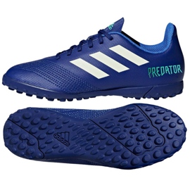 Botas de futbol Adidas Predator Tango 18.4 Tf Junior CP9097 azul azul