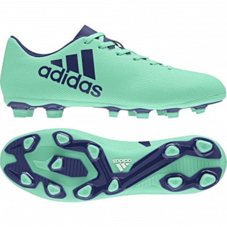 Botas de fútbol Adidas X 17.4 FxG M CP9197 azul azul