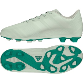 Botas de fútbol Adidas Nemeziz 17.4 FxG Jr CP9208 multicolor verde