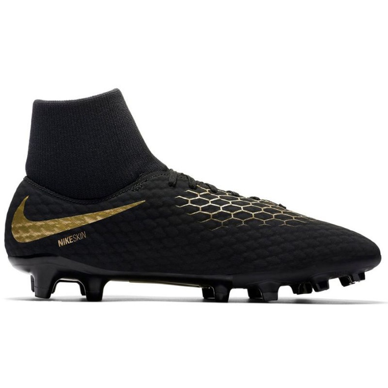 Nike Hypervenom Phantom 3 Academy DF FG M AH7268-090 zapatos de fútbol negro