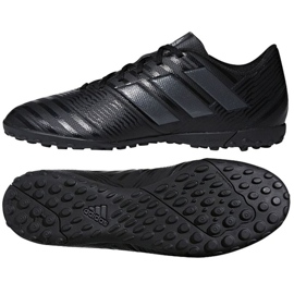 Botas de fútbol Adidas Nemeziz Tango 17.4 Tf M CP9061 negro negro Botas de fútbol Adidas Nemeziz Tango 17.4 Tf M CP9061 negro negro