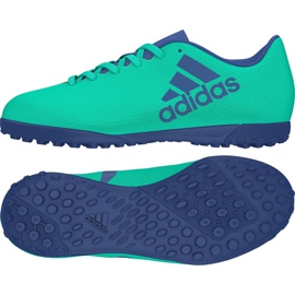 Botas de fútbol Adidas X Tango 17.4 Tf Jr CP9045 verde verde