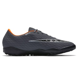 Nike Hypervenom PhantomX 3 Academy Tf M AH7279-081-S Zapatos de fútbol gris gris
