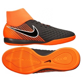 Nike Magista Obrax 2 Academy Df Ic M AH7309-080-S Zapatos de fútbol gris gris