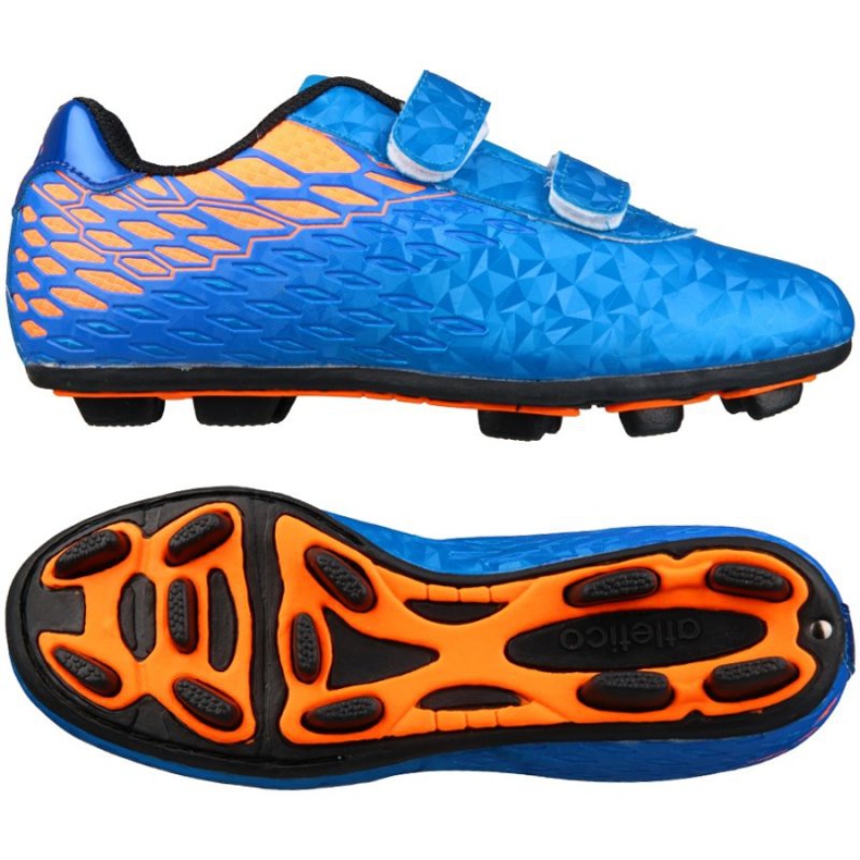 Botas de futbol Atlético Fg Jr 2094-75523 azul Botas de futbol Atlético Fg Jr 2094-75523 azul