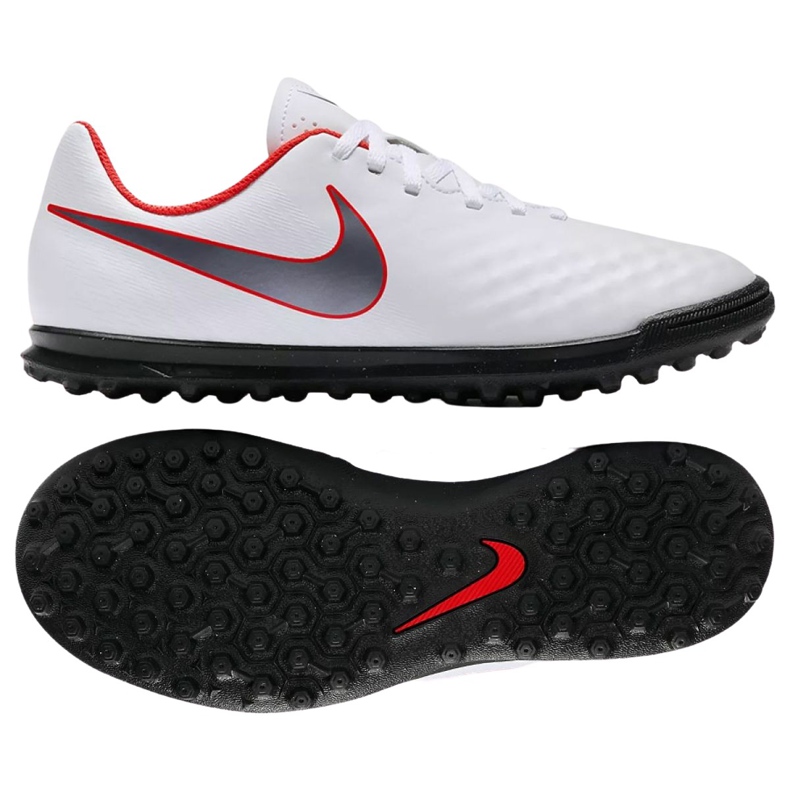 Nike Magista ObraX 2 Club Tf Jr AH7317-107 zapatos de fútbol multicolor blanco