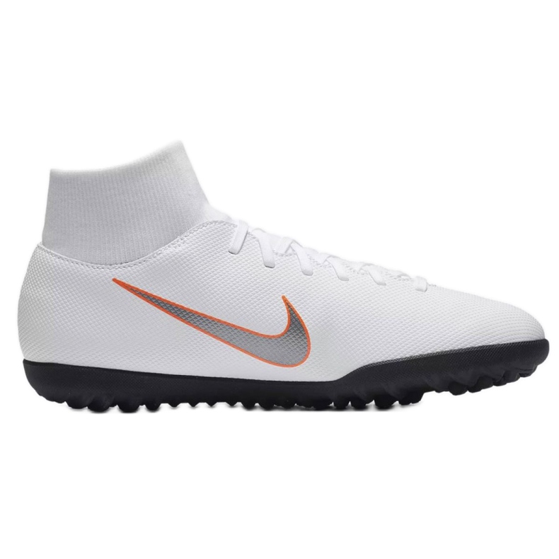 Nike Mercurial SuperflyX 6 Club Tf M AH7372-107 zapatos de fútbol blanco blanco Nike Mercurial SuperflyX 6 Club Tf M AH7372-107 zapatos de fútbol blanco blanco