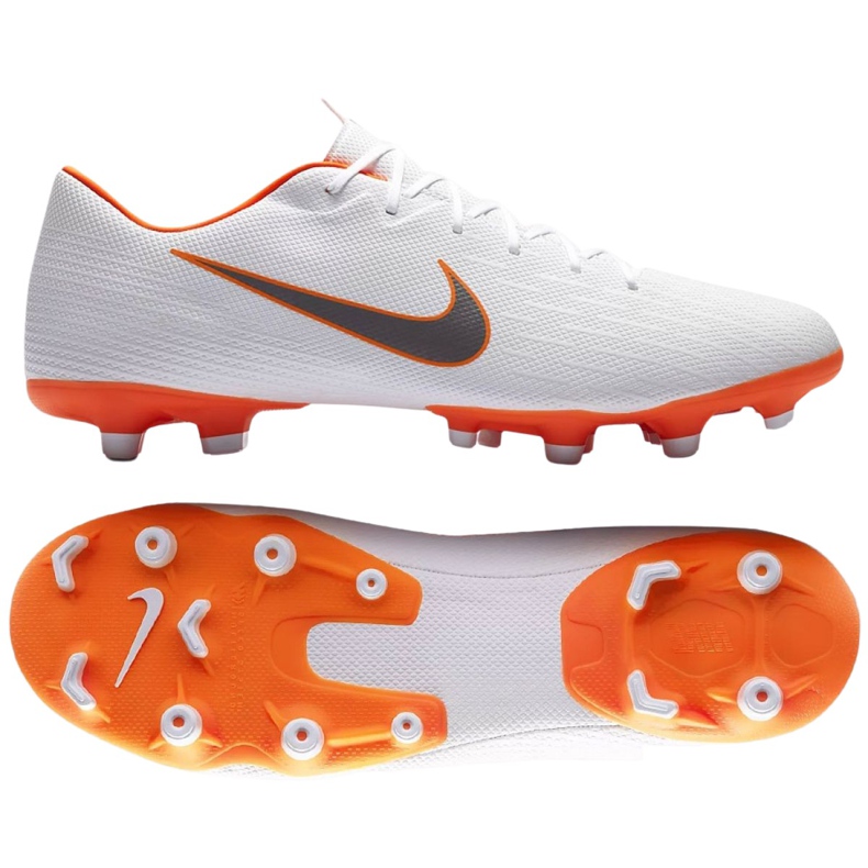 Nike Mercurial Vapor 12 Academy Fg M AH7375-107 zapatos de fútbol multicolor blanco Nike Mercurial Vapor 12 Academy Fg M AH7375-107 zapatos de fútbol multicolor blanco
