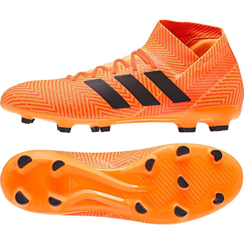 Botas de fútbol Adidas Nemeziz 18.3 Fg M DA9590 naranja naranja Botas de fútbol Adidas Nemeziz 18.3 Fg M DA9590 naranja naranja