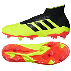 Botas de futbol Adidas Predator 18.1 FG M DB2037 con acerca de ł volumen y