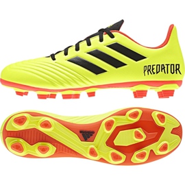 Botas de fútbol adidas Predator 18.4 FxG M DB2005 multicolor amarillo