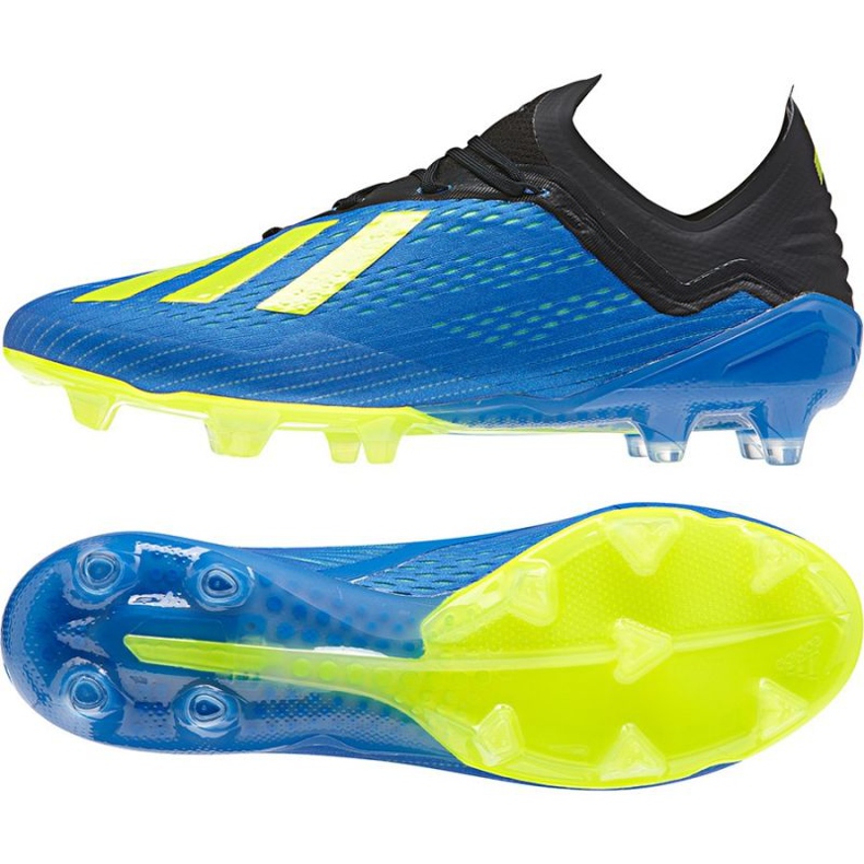Botas de fútbol Adidas X 18.1 Fg M CM8365 azul marino