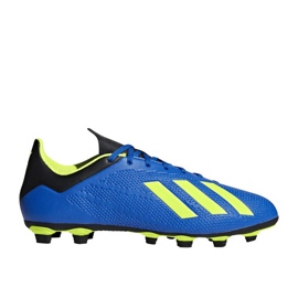 Botas de fútbol Adidas X 18.4 FG M DA9336 azul marino