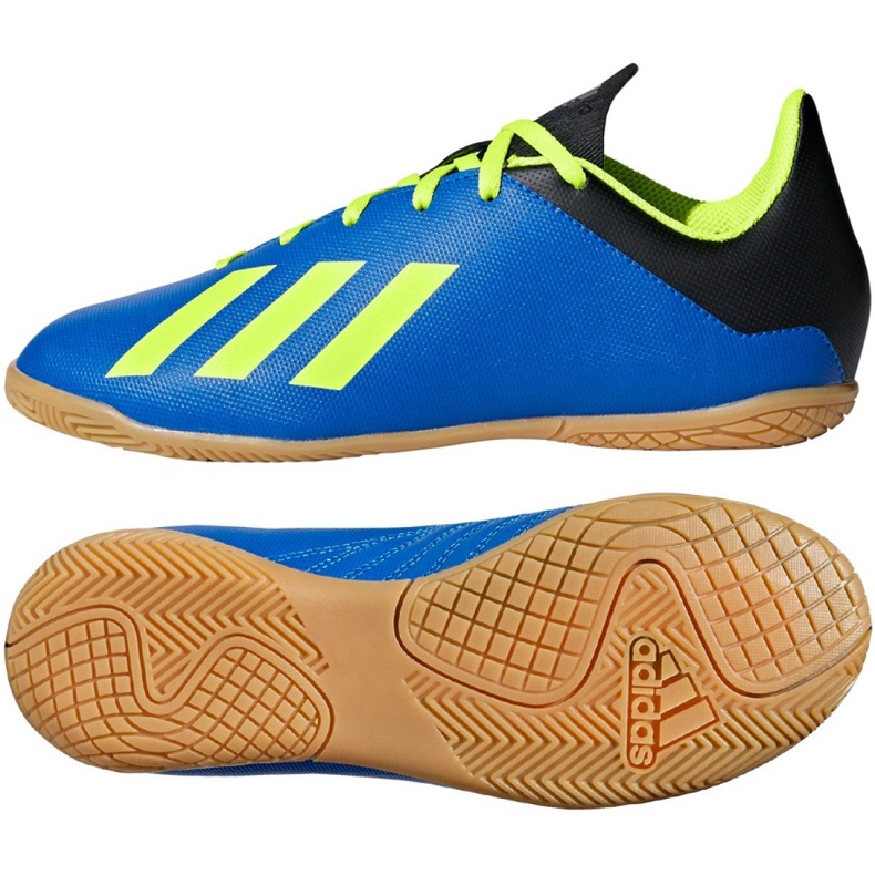 Botas de fútbol Adidas X Tango 18.4 In Jr DB2431 azul marino azul marino Botas de fútbol Adidas X Tango 18.4 In Jr DB2431 azul marino azul marino