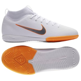 Zapatos de interior Nike Mercurial SuperflyX 6 Academy Gs Ic Jr AH7343-107 blanco blanco