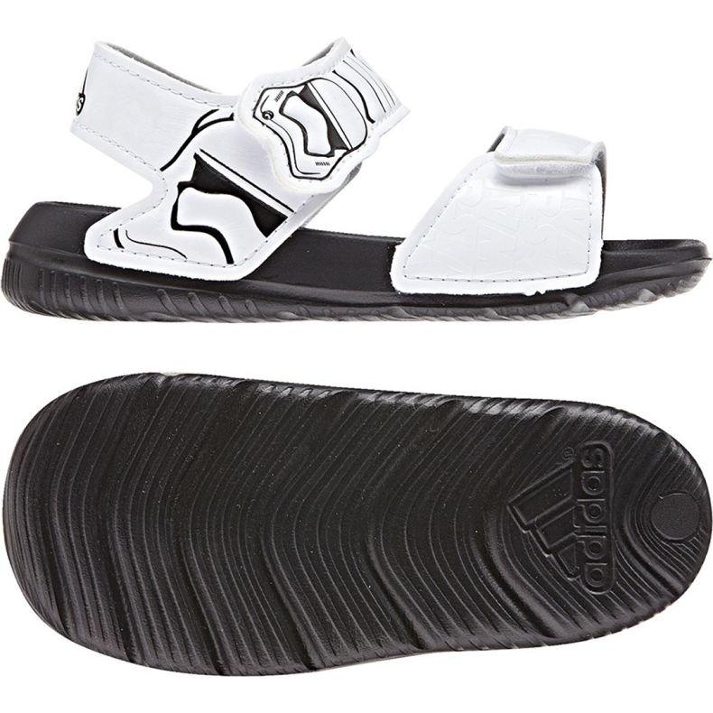 Sandalias adidas Star Wars AltaSwim Jr CQ0128 blanco negro