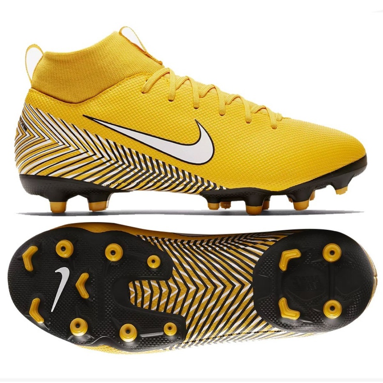 Nike Mercurial Superfly 6 Academy Mg Jr AO2895-710 zapatos de fútbol multicolor amarillo