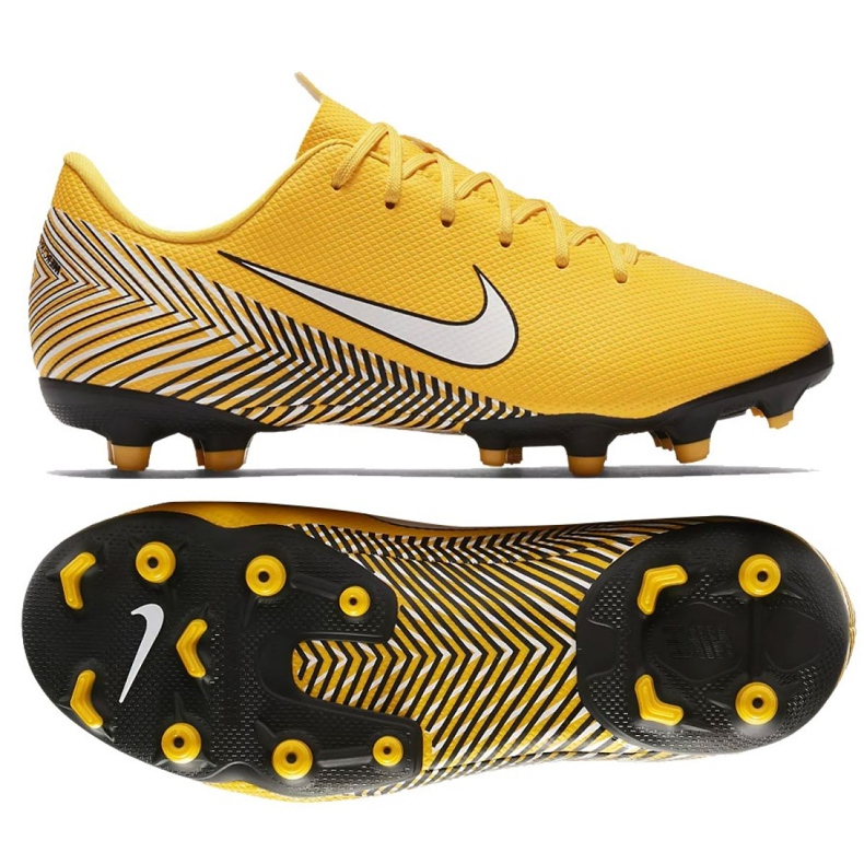Nike Mercurial Vapor 12 Academy Neymar Mg Jr AO2896-710 zapatos de fútbol multicolor amarillo Nike Mercurial Vapor 12 Academy Neymar Mg Jr AO2896-710 zapatos de fútbol multicolor amarillo
