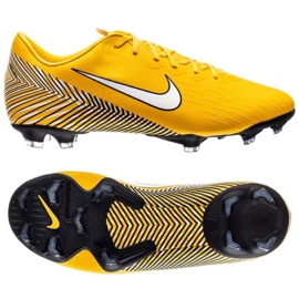 Nike Mercurial Vapor 12 Elite Neymar Fg Jr AR4091-710 zapatos de fútbol amarillo ns acerca de ns vol