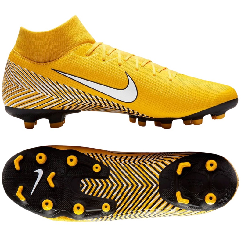 Nike Mercurial Neymar Superfly 6 Academy Mg M AO9466-710 zapatos de fútbol multicolor amarillo Nike Mercurial Neymar Superfly 6 Academy Mg M AO9466-710 zapatos de fútbol multicolor amarillo