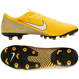 Nike Mercurial Vapor 12 Academy Neymar Mg M AO3131-710 zapatos de fútbol multicolor amarillo