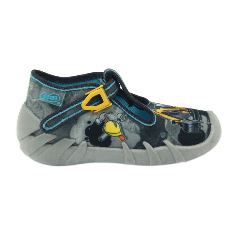 Zapatillas befado para niños 110p321 zapatillas negro azul gris amarillo