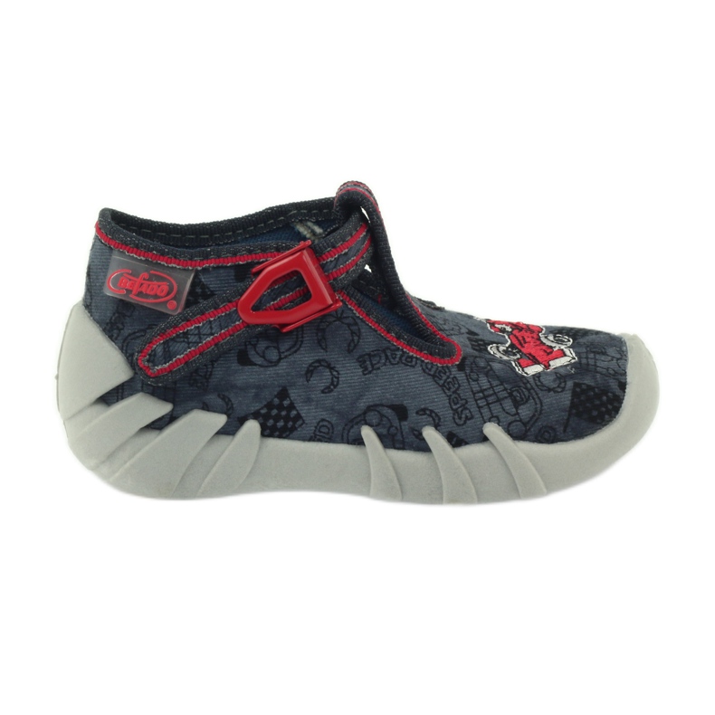 Zapatillas befado para niños 110p324 zapatillas negro gris rojo