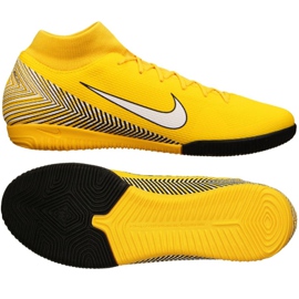 Zapatos de interior Nike Mercurial Neymar SuperflyX 6 Academy Ic M AO9468-710 multicolor amarillo