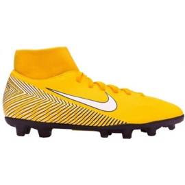 Nike Mercurial Neymar Superfly 6 Club Mg M AO9467-710 zapatos de fútbol amarillo amarillo