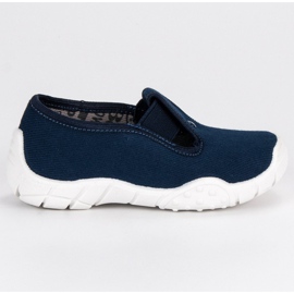Raweks Zapatillas de casa con una banda elástica. azul