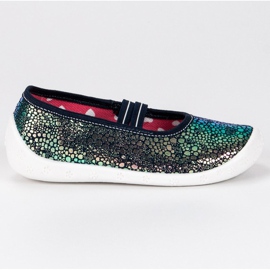 Raweks Zapatillas brillantes con una banda elástica. verde