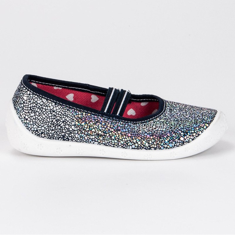 Raweks Zapatillas brillantes con una banda elástica. gris
