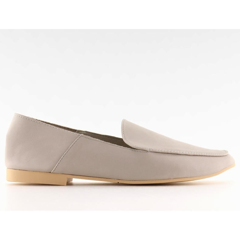 Mocasines suaves como piel de becerro 1182 gris Mocasines suaves como piel de becerro 1182 gris