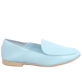 Mocasines suaves como piel de becerro 1182 Azul Mocasines suaves como piel de becerro 1182 Azul