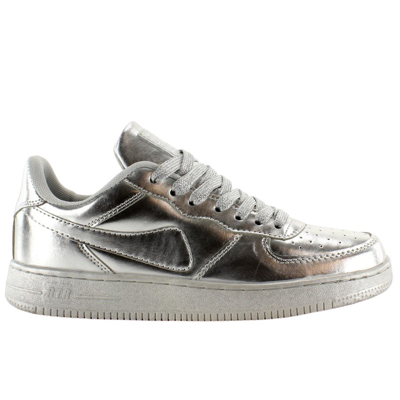 Deportivas colores locos B731 Plata gris Deportivas colores locos B731 Plata gris