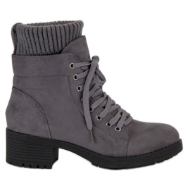 Seastar Botas grises con cordones