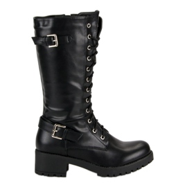 Seastar Botas negras con cordones negro