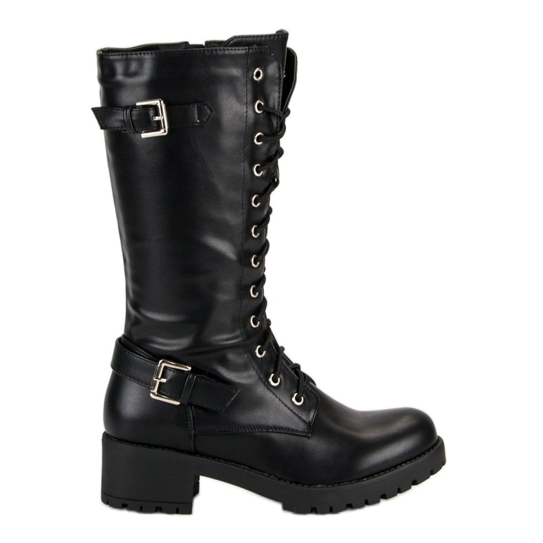 Seastar Botas negras con cordones negro