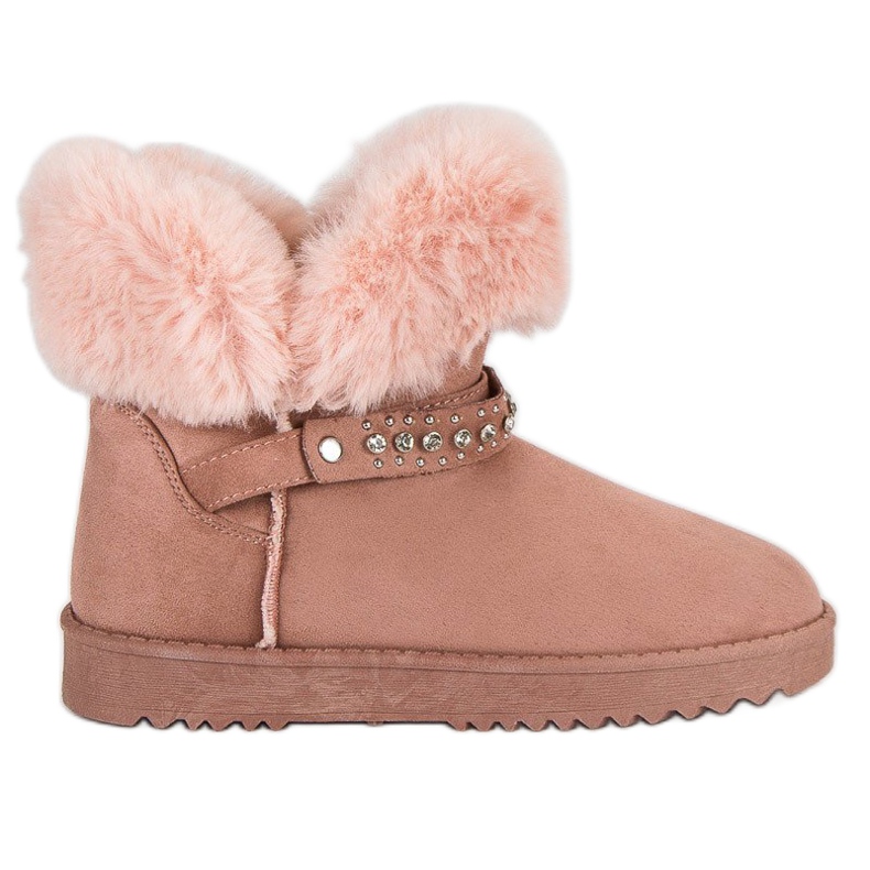 Seastar Mukluki con piel rosado Seastar Mukluki con piel rosado