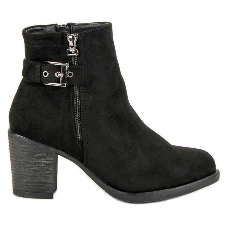 Small Swan Botas de mujer de moda negro Small Swan Botas de mujer de moda negro