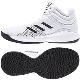 Zapatillas de baloncesto adidas Pro Sprak 2018 M B44966 blanco blanco