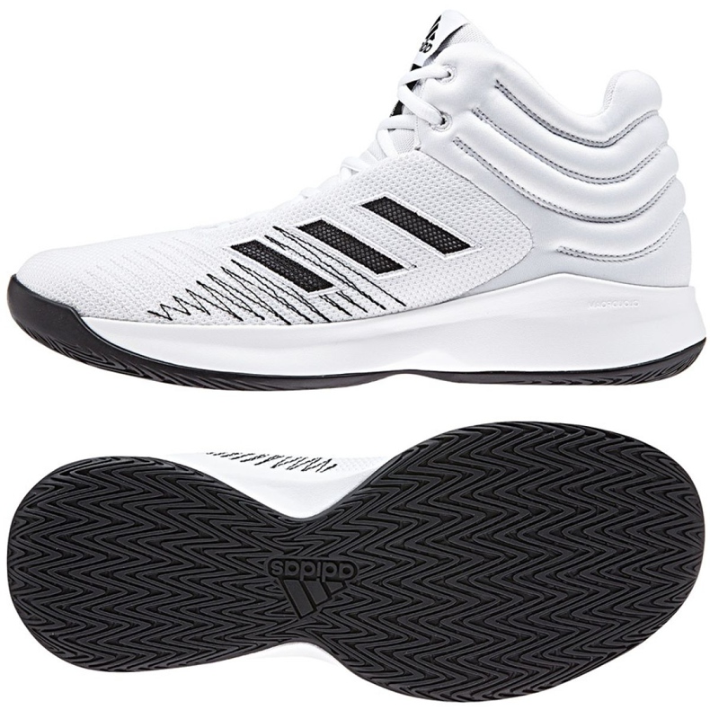Zapatillas de baloncesto adidas Pro Sprak 2018 M B44966 blanco blanco
