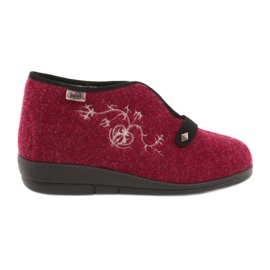 Zapatos de mujer befado pu 031D026 rojo multicolor