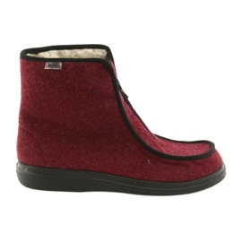 Zapatos mujer befado pu 996D005 burdeos rojo