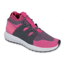 Zapatos befado niño hasta 23 cm 516Y030 gris rosado