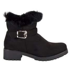 Seastar Botas cálidas de ante negro