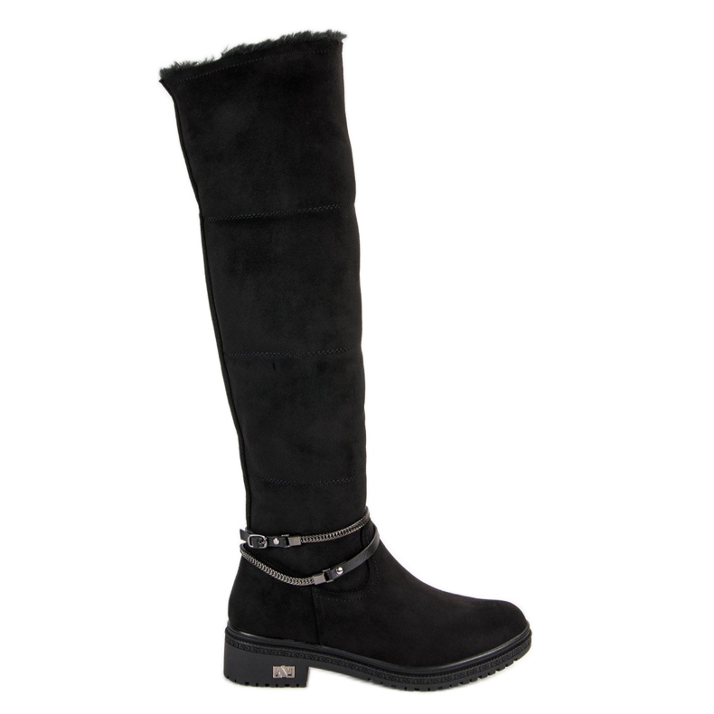 Seastar Botas de gamuza para mujer negro Seastar Botas de gamuza para mujer negro
