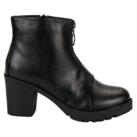 Small Swan Botas negras clásicas negro