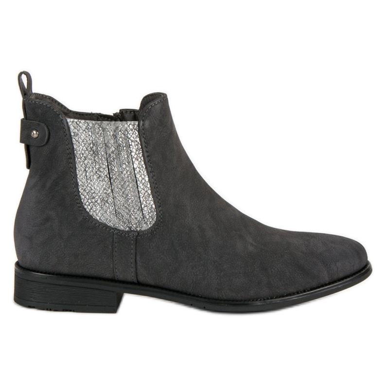 Vinceza Botas elegantes botines Jodhpur gris Vinceza Botas elegantes botines Jodhpur gris